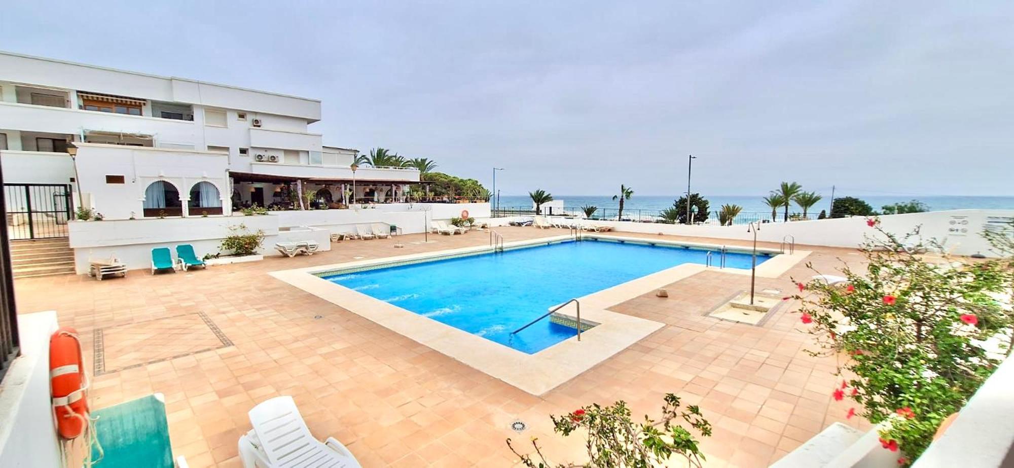 Apartamento Villa Azul, 1ª Linea De Playa موخاكار المظهر الخارجي الصورة