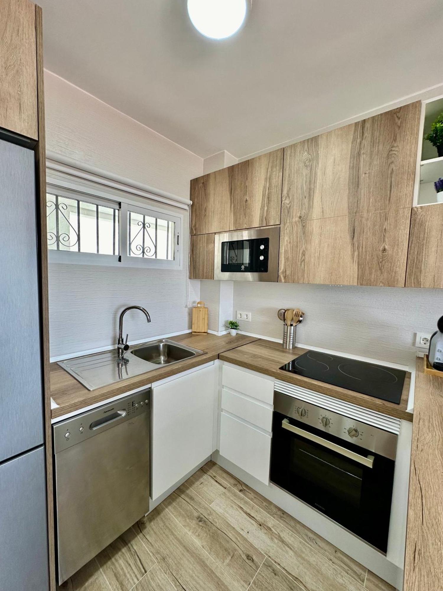 Apartamento Villa Azul, 1ª Linea De Playa موخاكار المظهر الخارجي الصورة